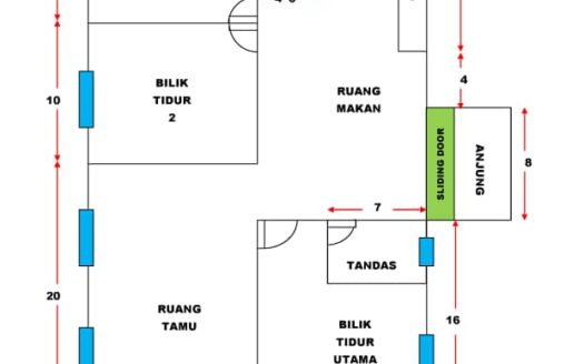 PROJECT SINGLE STOREY BUNGALOW KAMPUNG SENTOSA