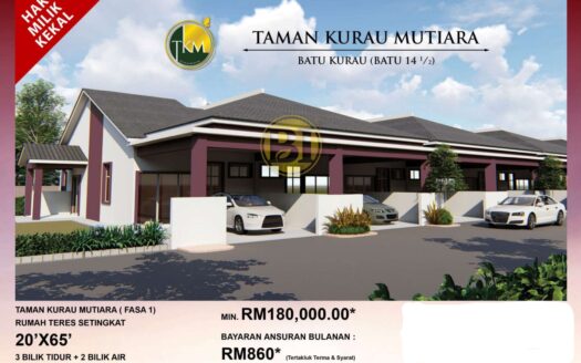 [FREEHOLD] TAMAN KURAU MUTIARA, BATU KURAU, PERAK (ITC21/Mac/025)