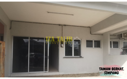 [FREEHOLD] RENOVATED SINGLE STOREY TAMAN BERKAT, SIMPANG (ITC21/OCT/087)