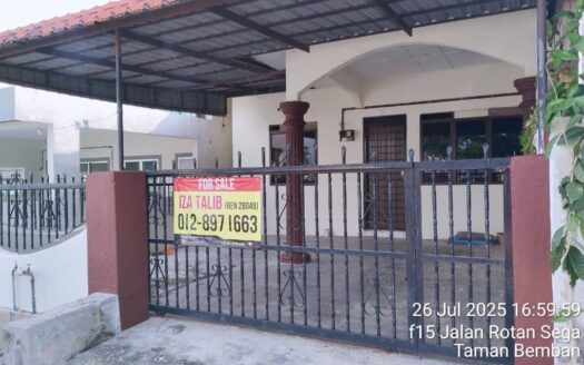 [OPEN FACING] TAMAN BEMBAN, BATU GAJAH PERAK