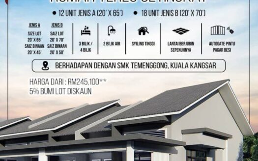 FREEHOLD ❗️Taman Chuar Pertama @ Kuala Kangsar, Perak