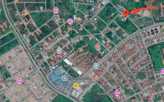 [CORNER UNIT] TANAH LOT BANGLO, AULONG, TAIPING, PERAK