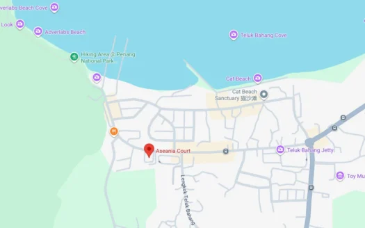[Freehold] Apartment Aseania Court, Teluk Bahang, Penang
